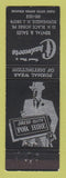 Matchbook Cover - Chadmoore Men's Clothes Runnemede NJ WEAR