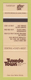 Matchbook Cover - Tuxedo Town Formal Clothes Toronto Oshawa ON SAMPLE
