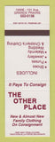 Matchbook Cover - The Other Place Clothing Grande Prairie AB? SAMPLE