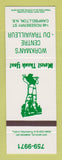 Matchbook Cover - Workman's Centre Du Travailleur Campbellton NB SAMPLE