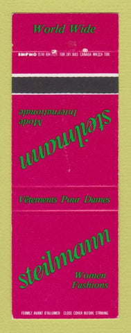 Matchbook Cover - Steilmann Women's Clothes Canada