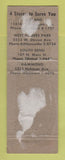 Matchbook Cover Logans Formal Wear Clothes South Bend Hammond IN POOR BACK WEAR