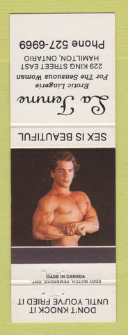 Matchbook Cover - La Femme Lingerie Hamilton ON