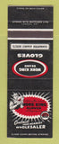 Matchbook Cover - Work King Gloves Canada SAMPLE