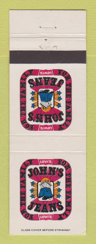 Matchbook Cover - John's Jeans Levi's CHAIN