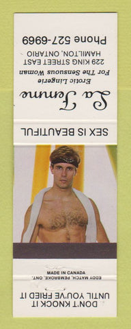 Matchbook Cover - La Femme Lingerie Hamilton ON