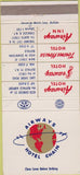Matchbook Cover - Airways Hotels Syracuse Buffalo NY 30 Strike