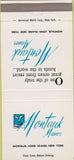 Matchbook Cover - Montauk Manor LI NY 30 Strike
