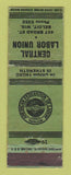 Matchbook Cover - Central Labor Union Beloit WI WEAR