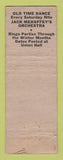 Matchbook Cover - Central Labor Union Beloit WI WEAR