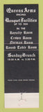 Matchbook Cover - Queens Arms Restaurant Encino CA