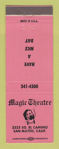 Matchbook Cover - Magic Theatre San Mateo CA Zig Zag Man
