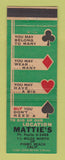 Matchbook Cover - Mattie's Pismo Beach CA