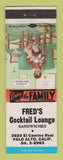 Matchbook Cover - Fred's Cocktail Lounge Palo Alto CA