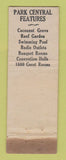 Matchbook Cover - Hotel Park Central New York City WORN