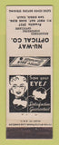 Matchbook Cover - Nu Way Optical San Diego CA