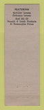 Matchbook Cover - Nu Way Optical San Diego CA