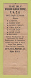 Matchbook Cover - William Sloane House YMCA New York City