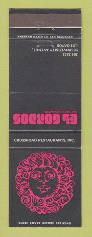 Matchbook Cover - El Gordos Los Gatos CA restaurant