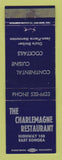 Matchbook Cover - Charlemagne Restaurant East Sonora CA WEAR