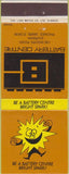 Matchbook Cover - Battery Center Durban South Africa car batteries