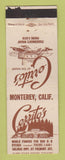 Matchbook Cover - Cerrito's Restaurant Monterey CA WEAR