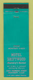 Matchbook Cover - Motel Driftwood Monterey CA