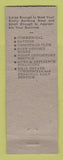 Matchbook Cover - First National Bank Mountain View CA