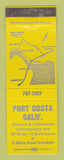 Matchbook Cover - Port Costa CA Commerce YELLOW WEAR