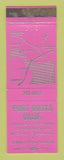 Matchbook Cover - Port Costa CA Commerce PINK WEAR