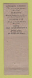 Matchbook Cover - American Distilling Company Pekin IL Sausalito CA