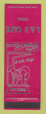 Matchbook Cover - L&B Cafe Yreka CA