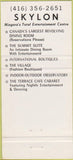 Matchbook Cover - Michael's Inn Niagara Falls ON 30 Strike