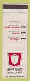 Matchbook Cover - Stuft Shirt Restaurant Pasadena Upland Newport Beach CA