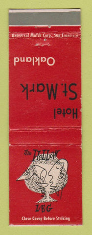 Matchbook Cover - Hotel St Mark Oakland CA The Hollow Leg