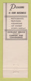 Matchbook Cover - Horseshoe Club Gardena CA cards poker