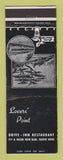 Matchbook Cover - Lovers' Point Drive Inn Restaurant Pacific Grove CA WEAR
