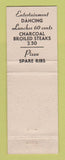 Matchbook Cover - Jack's Club Modesto CA Tack Room