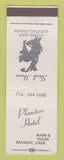Matchbook Cover - Planters Hotel Brawley CA Steak House