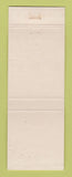 Matchbook Cover - Planters Hotel Brawley CA Steak House
