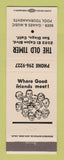 Matchbook Cover - The Old Timer Bar billiards San Diego CA