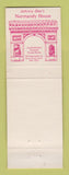 Matchbook Cover - Johnny Dee's Fremont Inn CA