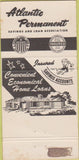 Matchbook Cover - Atlantic Permanent Savings Loan Norfolk VA 30 Strike