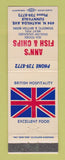 Matchbook Cover - Ann's Fish and Chips Sunnyvale CA
