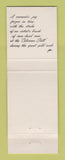 Matchbook Cover - Coleman Still Restaurant Santa Clara CA