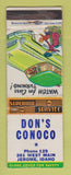 Matchbook Cover - Don's Conoco oil gas Jerome ID WEAR