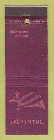 Matchbook Cover - Nepenthe Big Sure CA