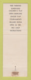 Matchbook Cover - Cal Bowl Bowling Lakewood CA billiards