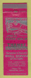 Matchbook Cover - Shell oil gas Hollister CA Hernandez & Puccetti