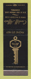 Matchbook Cover - Cardiff Affair Swim Racquet Club Campbell CA